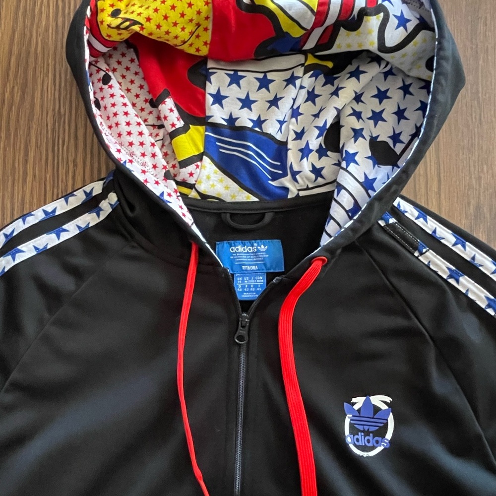 Adidas x Rita Ora Pop Art Zip Up Track Jacket